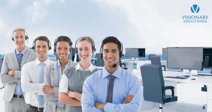 Sales virtual assistant team providing outsourcing support