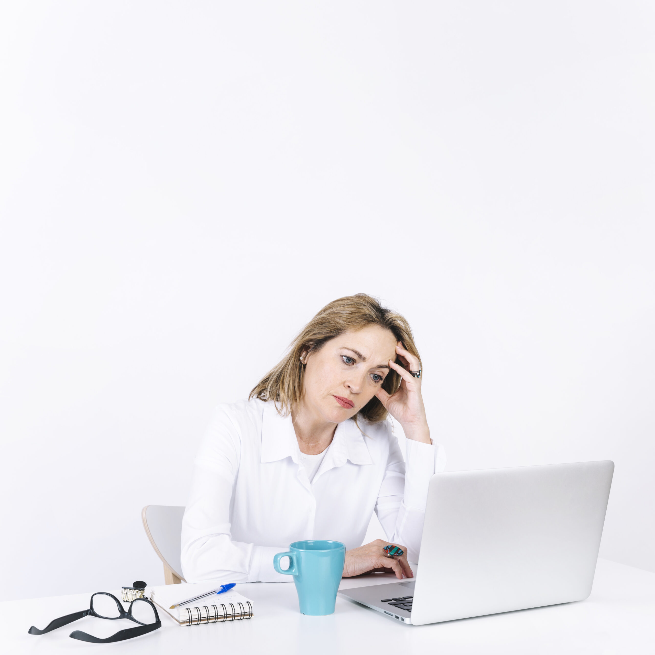 stressful woman