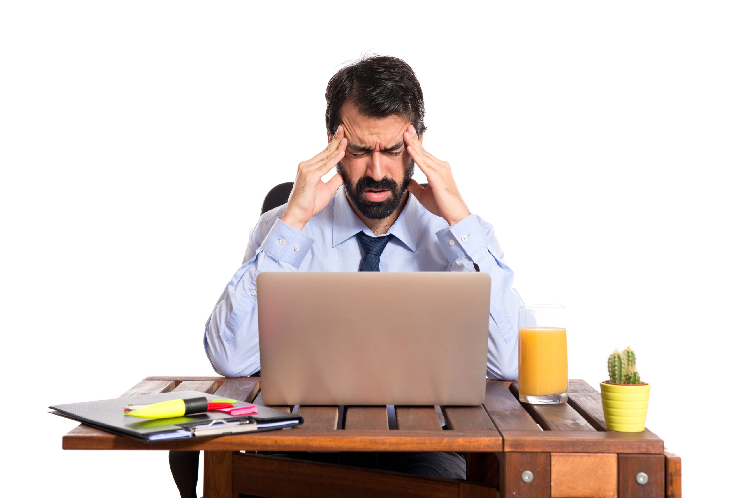 stressful employee