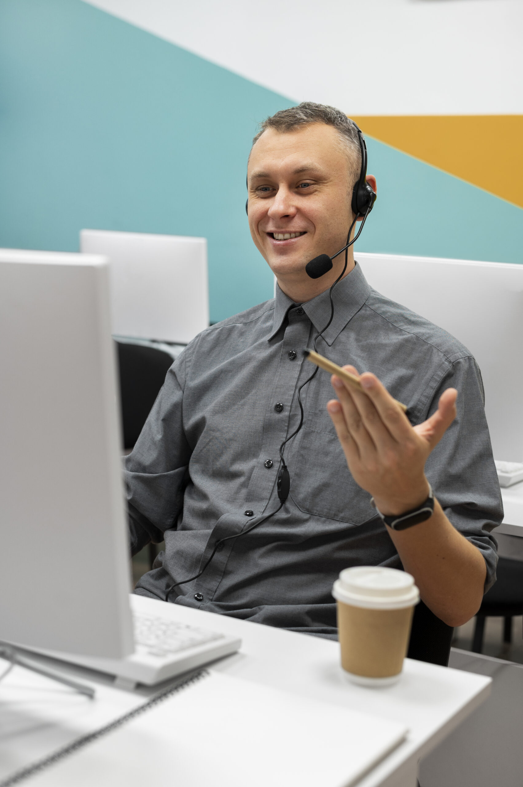 call centre employee