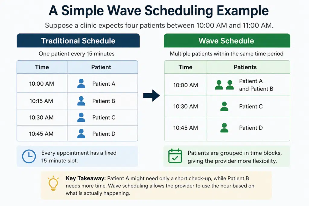 simple wave schedule